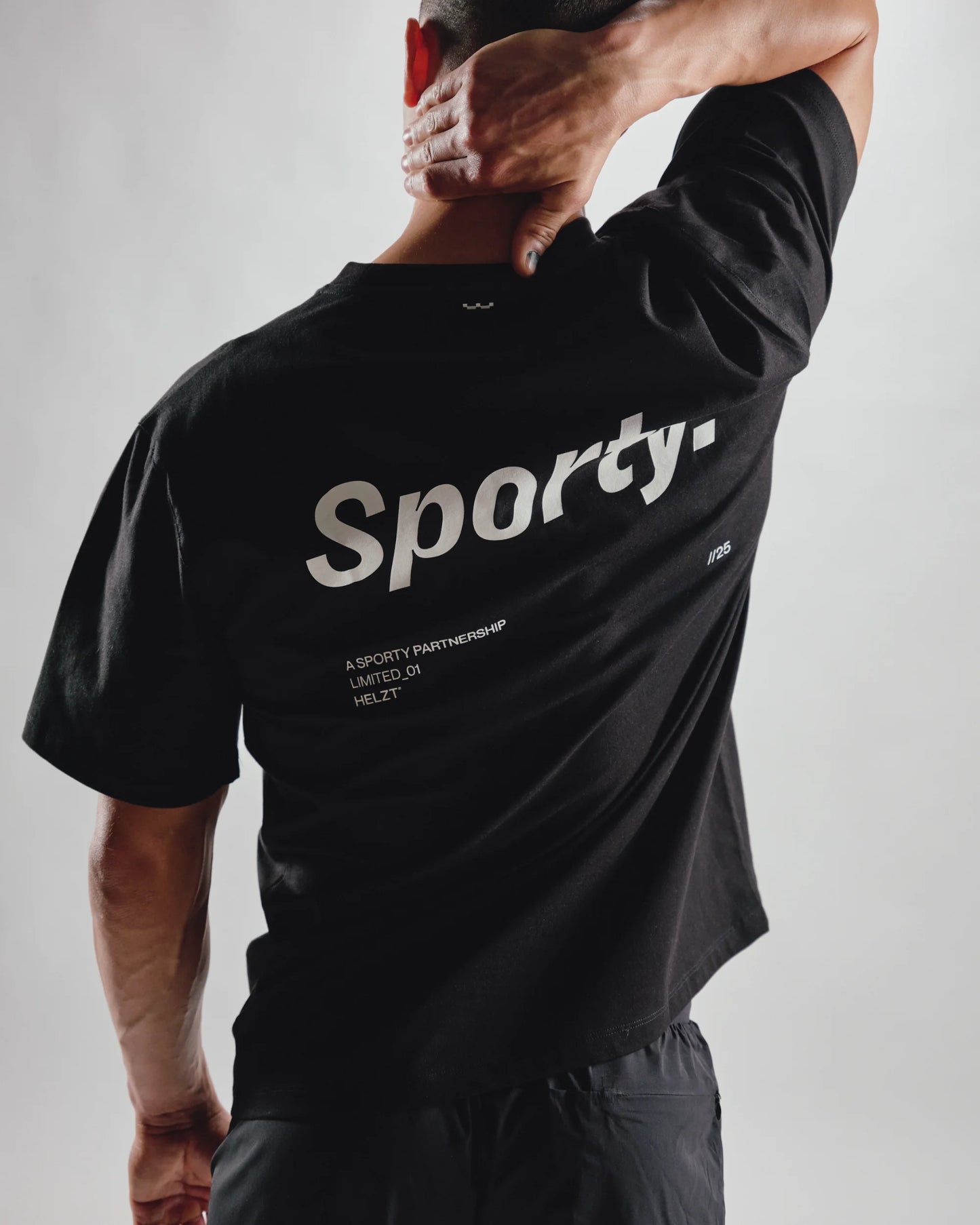 Unisex sporty bomulls-T-skjorte