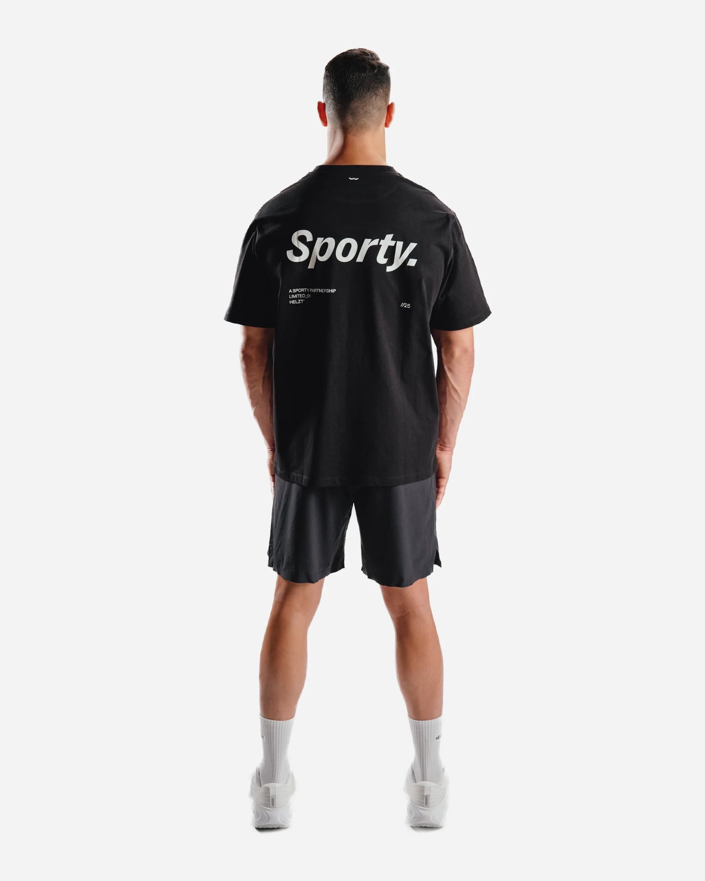 Unisex sporty bomulls-T-skjorte