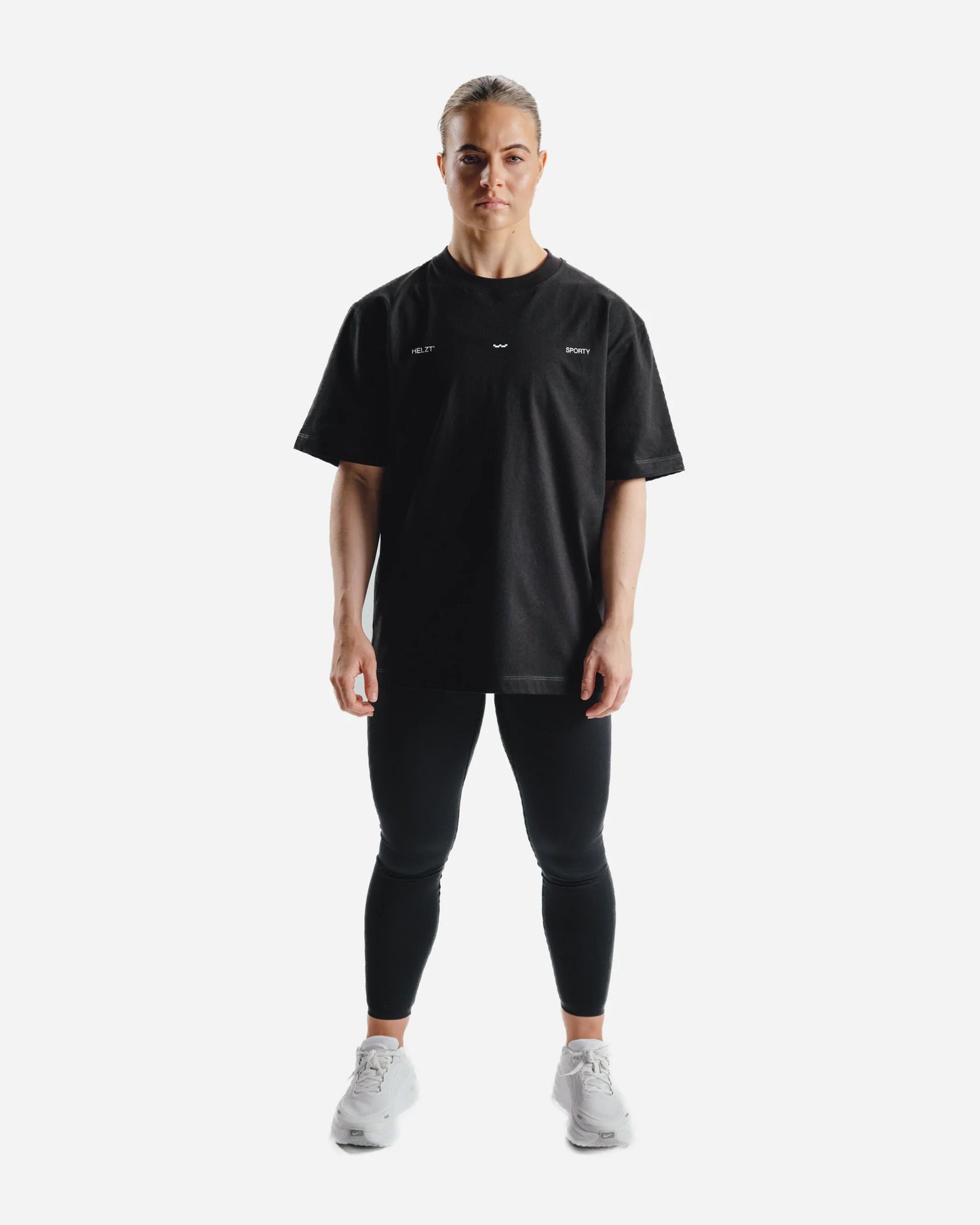 Unisex sporty bomulls-T-skjorte