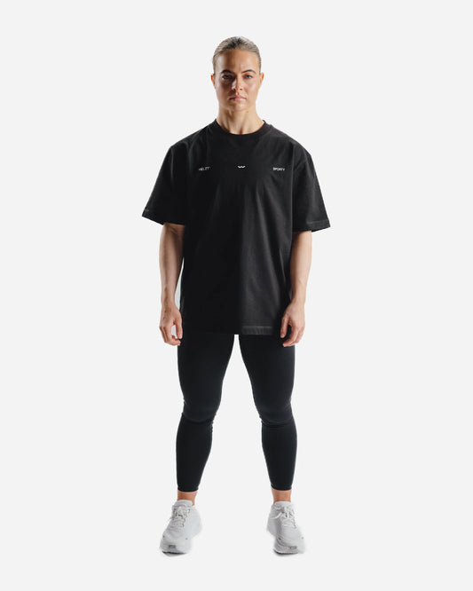Unisex sporty bomulls-T-skjorte