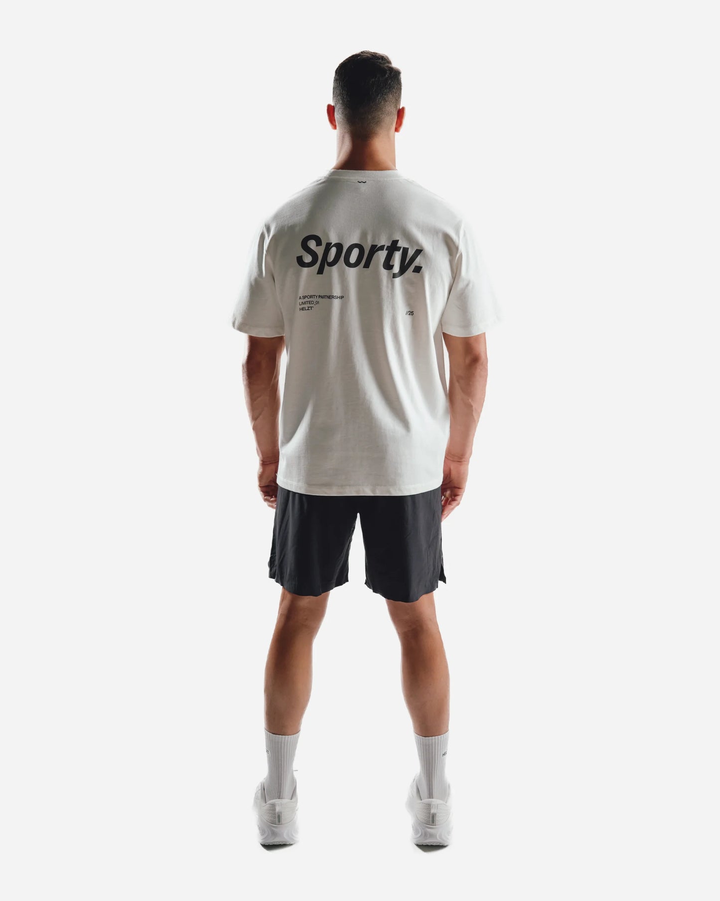 Unisex sporty bomulls-T-skjorte