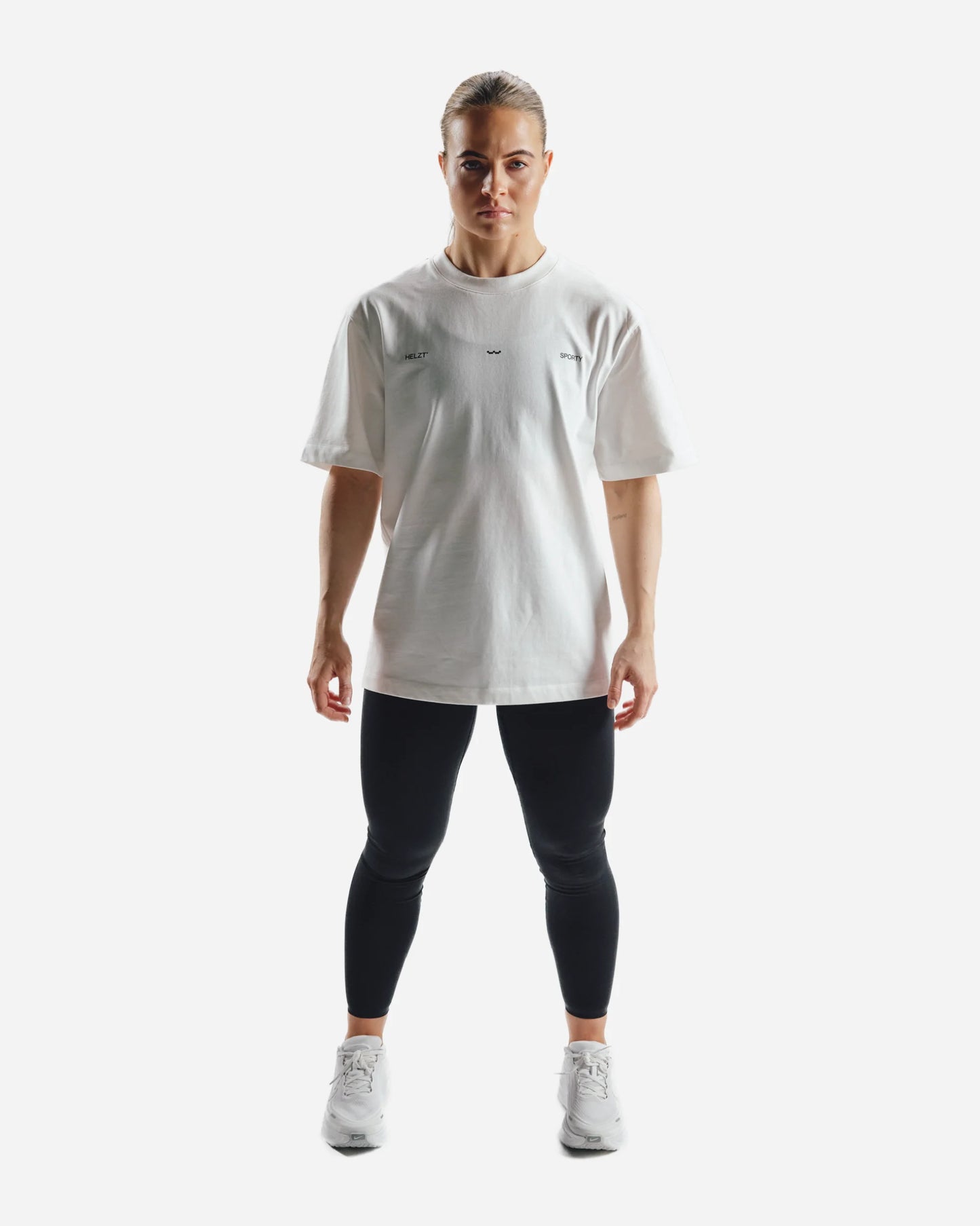 Unisex sporty bomulls-T-skjorte