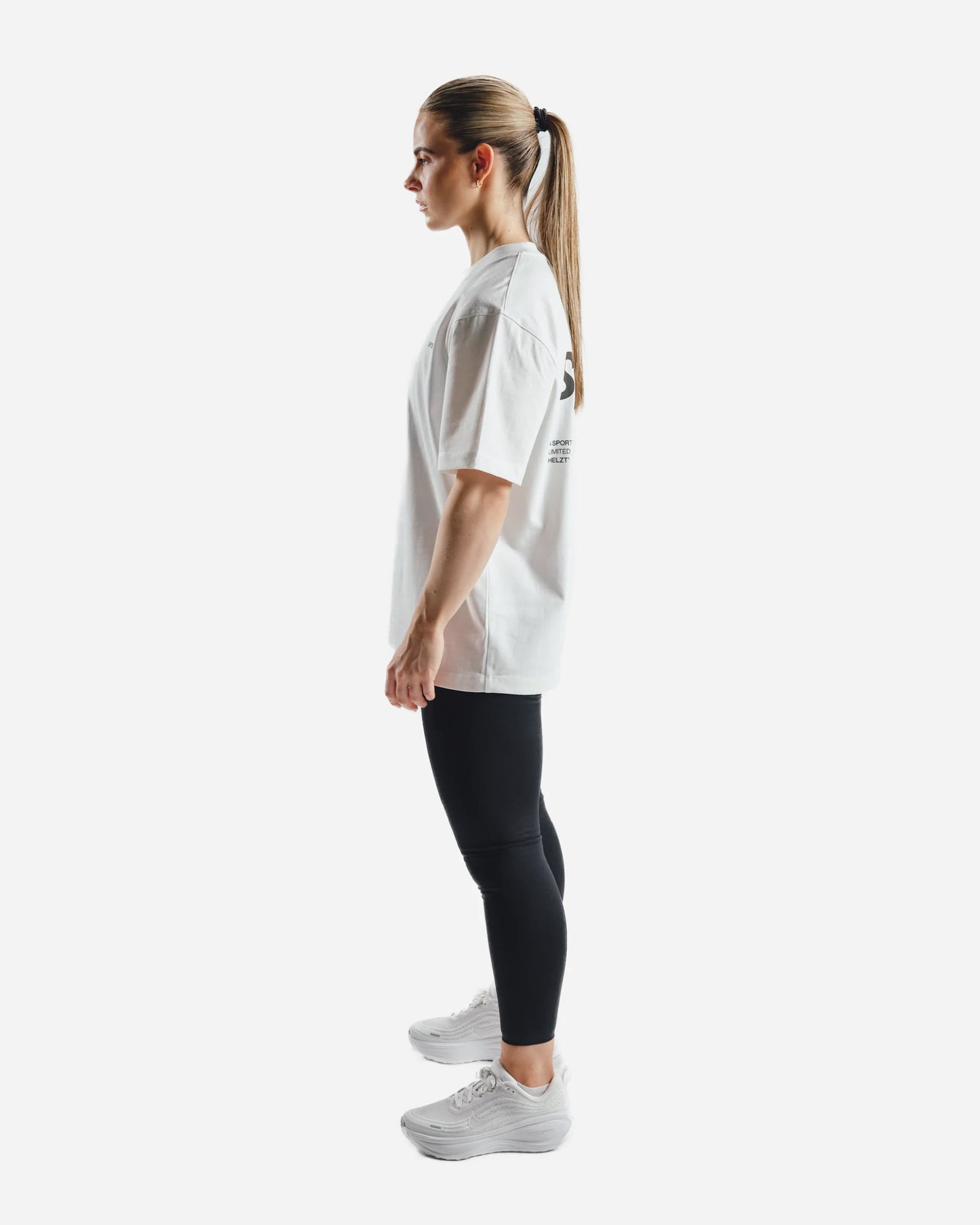 Unisex sporty bomulls-T-skjorte