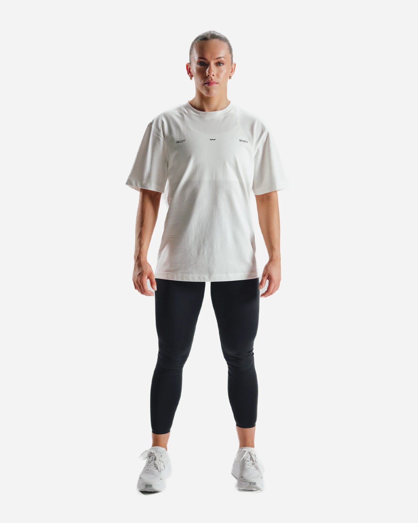 Unisex sporty bomulls-T-skjorte