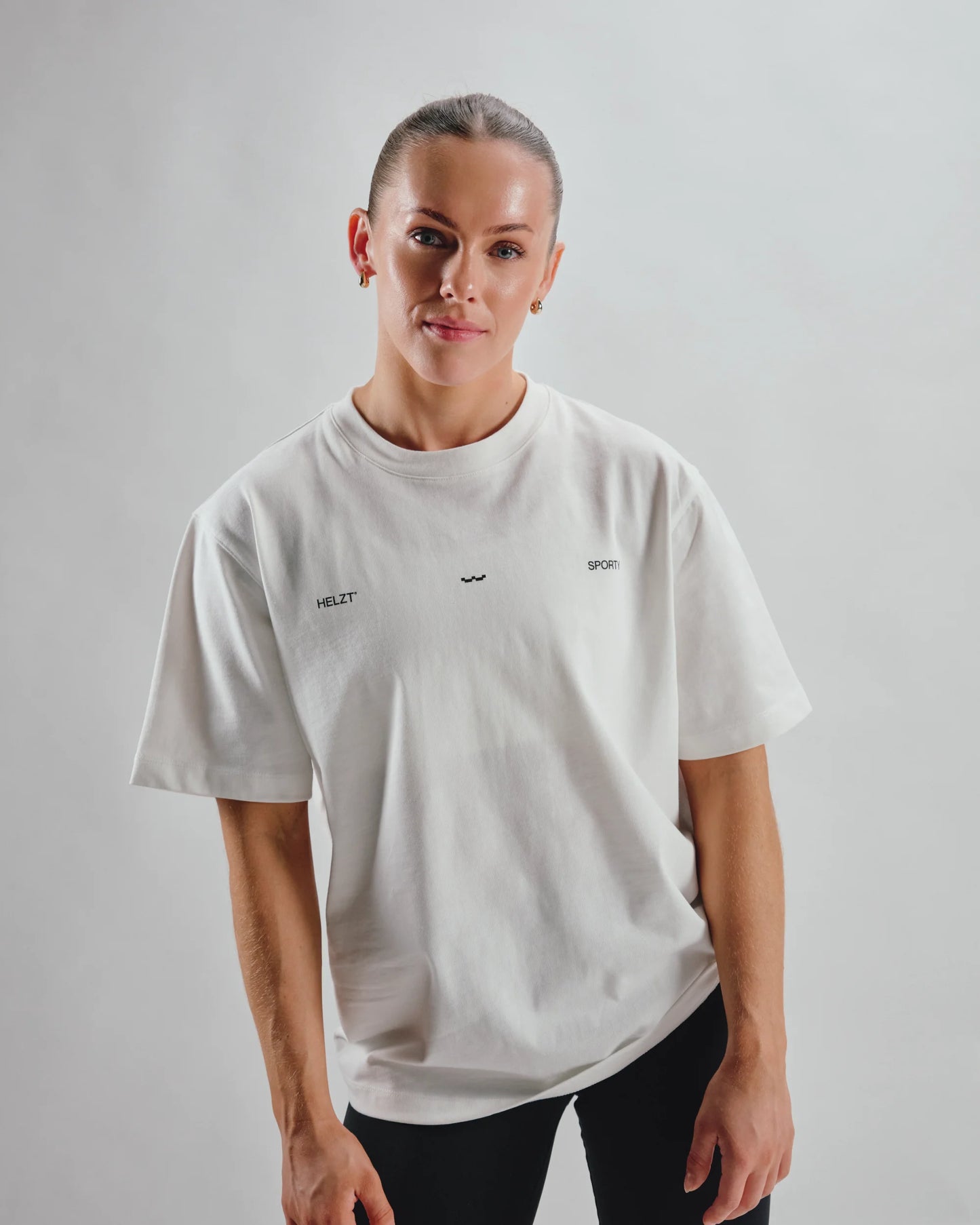 Unisex sporty bomulls-T-skjorte
