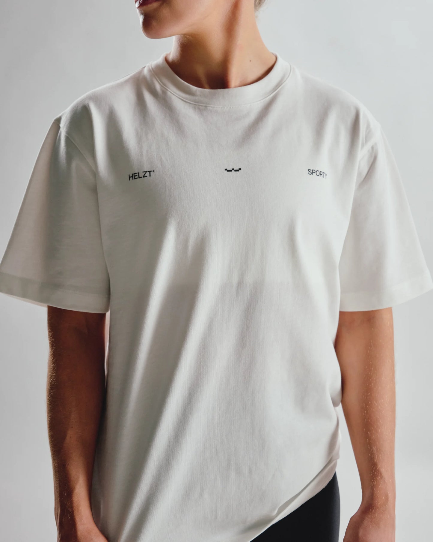 Unisex sporty bomulls-T-skjorte
