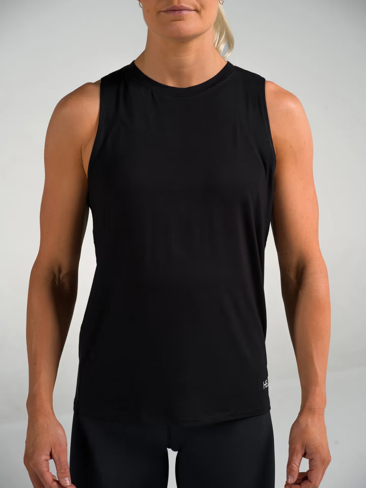 W. BAMBOO LONG TOP - BLACK