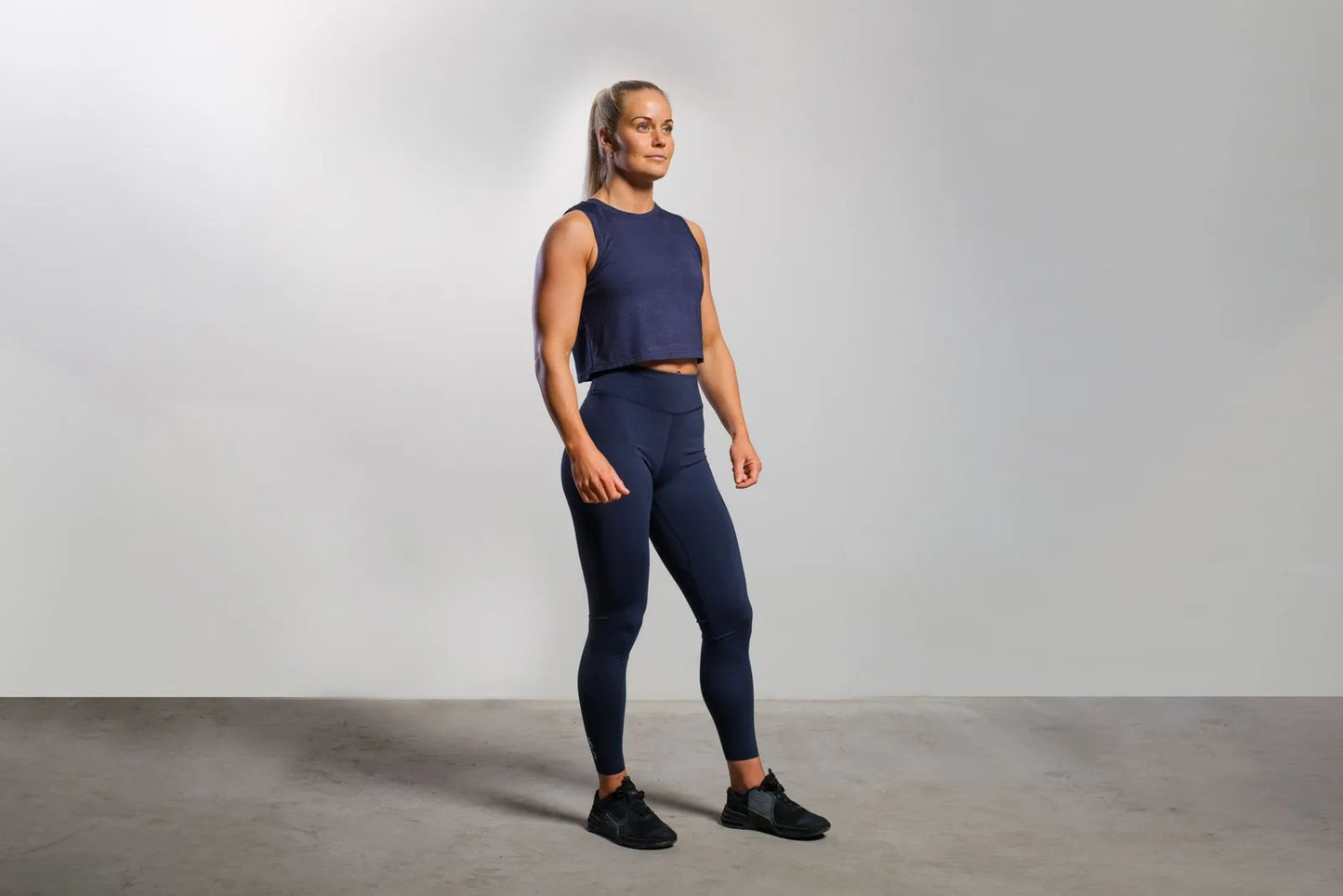 W. COMPETITION TIGHTS - NAVY BLUE